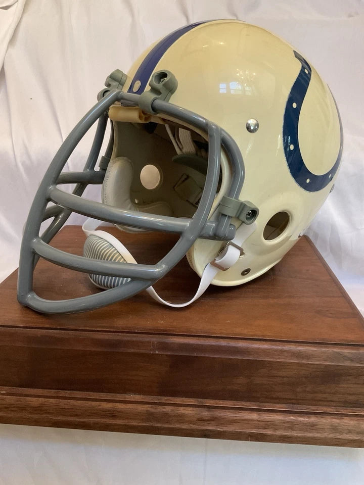 Original Riddell 1971 Baltimore Colts Kra-Lite TK2 Game Football Helmet NJOP WESTBROOKSPORTSCARDS