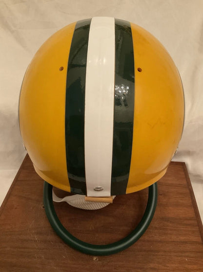 Vintage Riddell Kra-Lite TK2 Football Helmet Green Bay Packers Green Mask