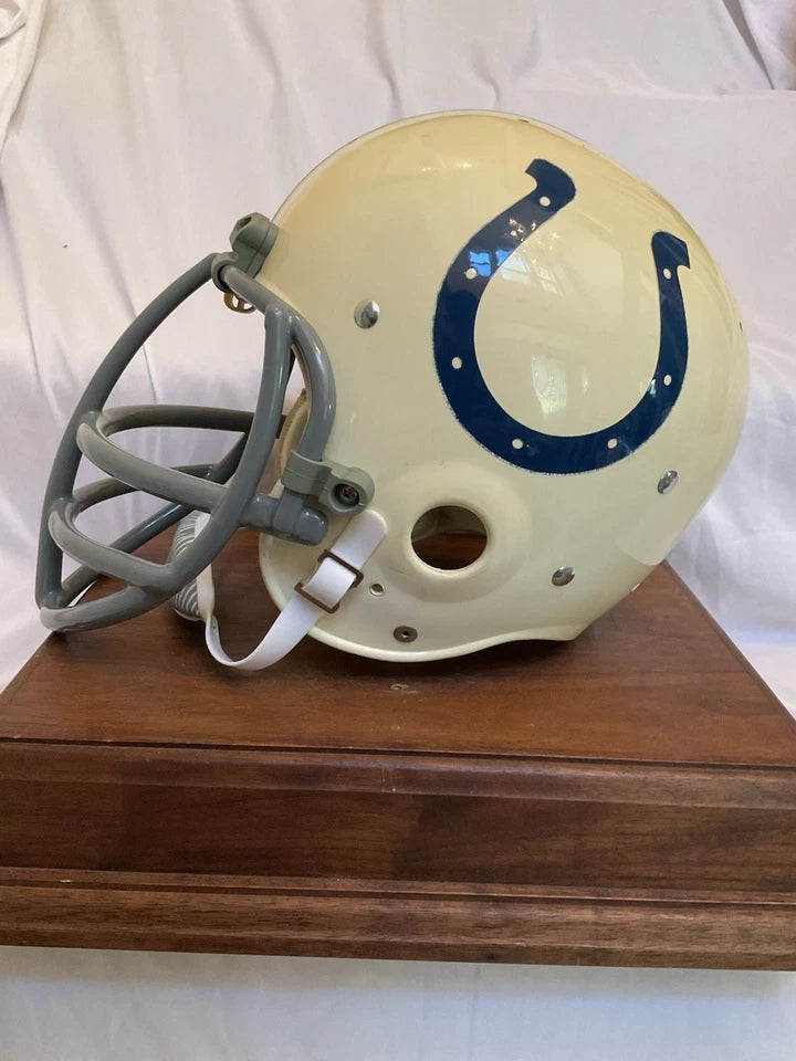 Original Riddell 1971 Baltimore Colts Kra-Lite TK2 Game Football Helmet NJOP WESTBROOKSPORTSCARDS
