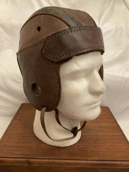 Original McKinnon H225 Authentic Leather Suspension Football Helmet WESTBROOKSPORTSCARDS
