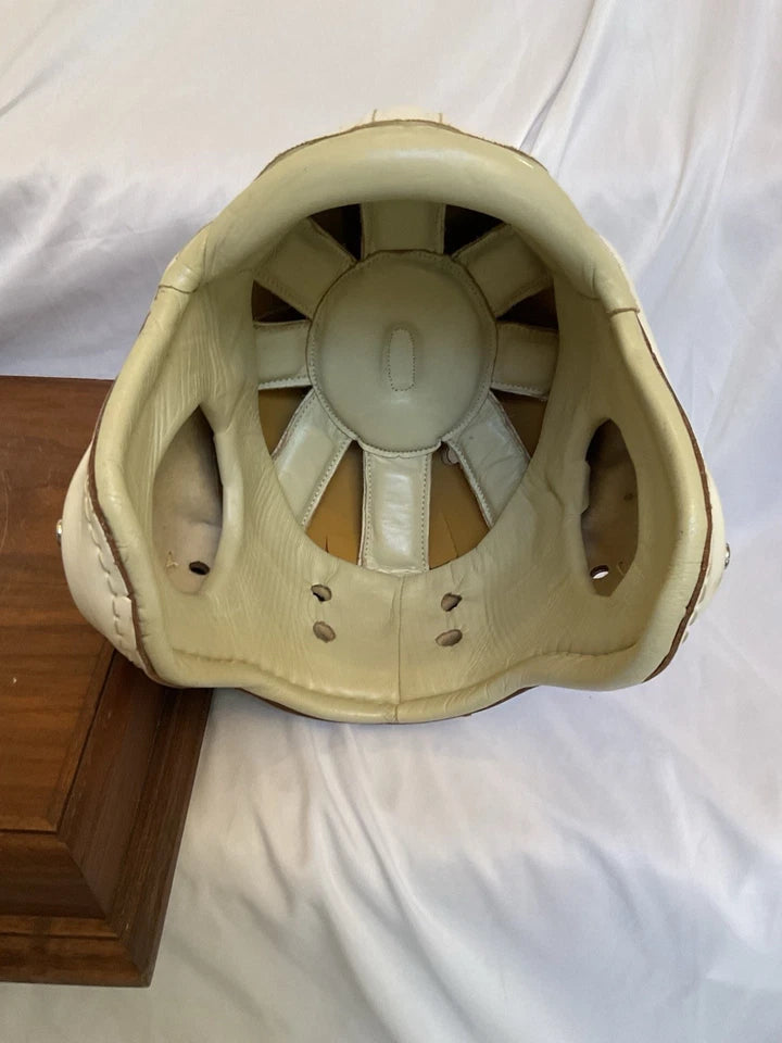 MacGregor Authentic H612 Leather Suspension Football Helmet X-Large Size Nice! WESTBROOKSPORTSCARDS