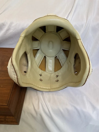 MacGregor Authentic H612 Leather Suspension Football Helmet X-Large Size Nice! WESTBROOKSPORTSCARDS