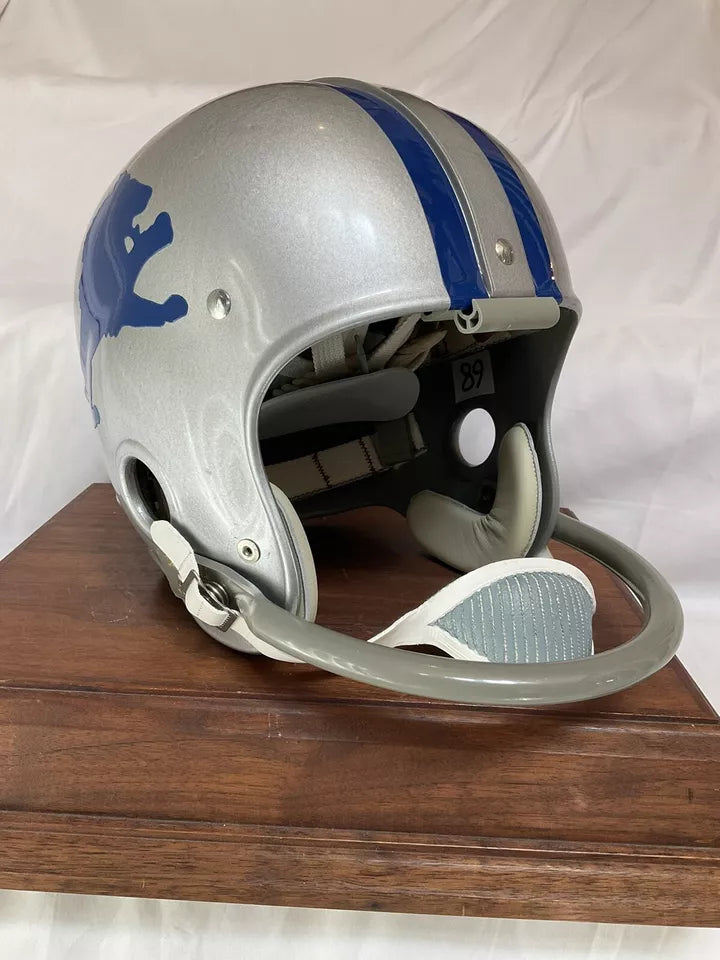 Riddell Kra-Lite RK2 Suspension Football Helmet 1962 Detroit Lions Gail Cogdill Sports Mem, Cards & Fan Shop:Fan Apparel & Souvenirs:Football-NFL Riddell   