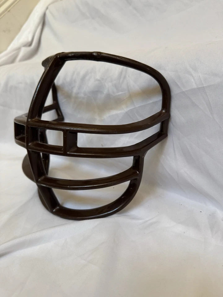Vintage Riddell 1990s DoubleWire Kra-Lite NJOP Brown Football Helmet Facemask WESTBROOKSPORTSCARDS