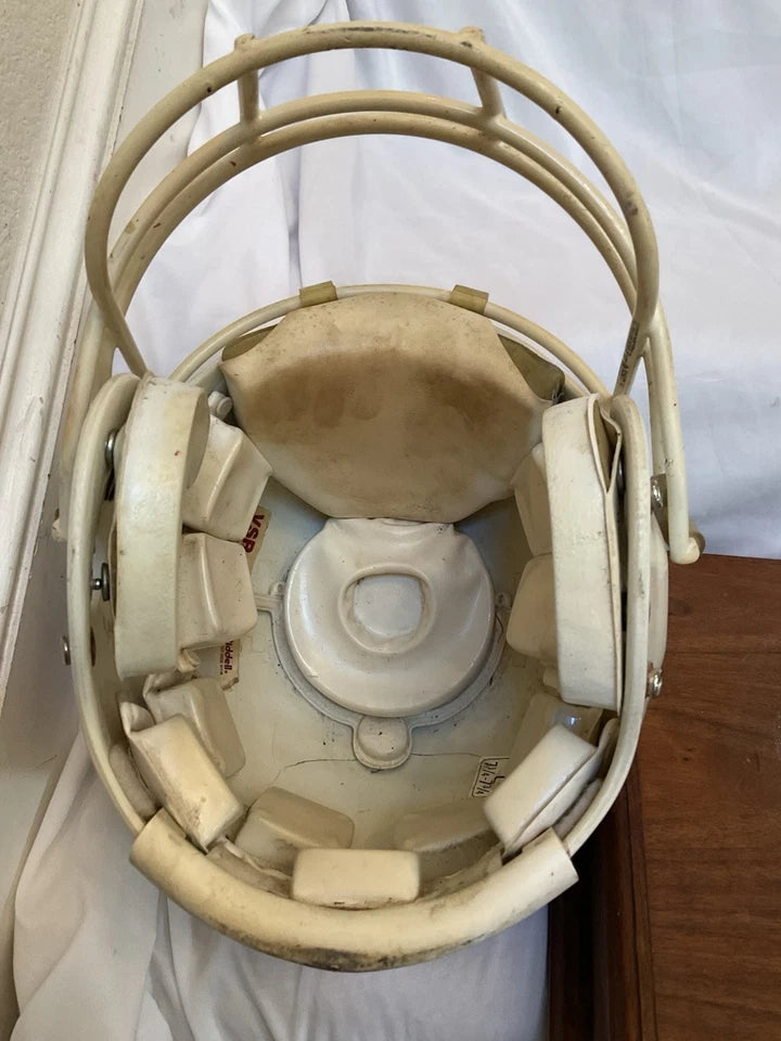 Jim Kelly Autographed Miami Hurricanes Game Used Riddell VSR-3 Football Helmet WESTBROOKSPORTSCARDS