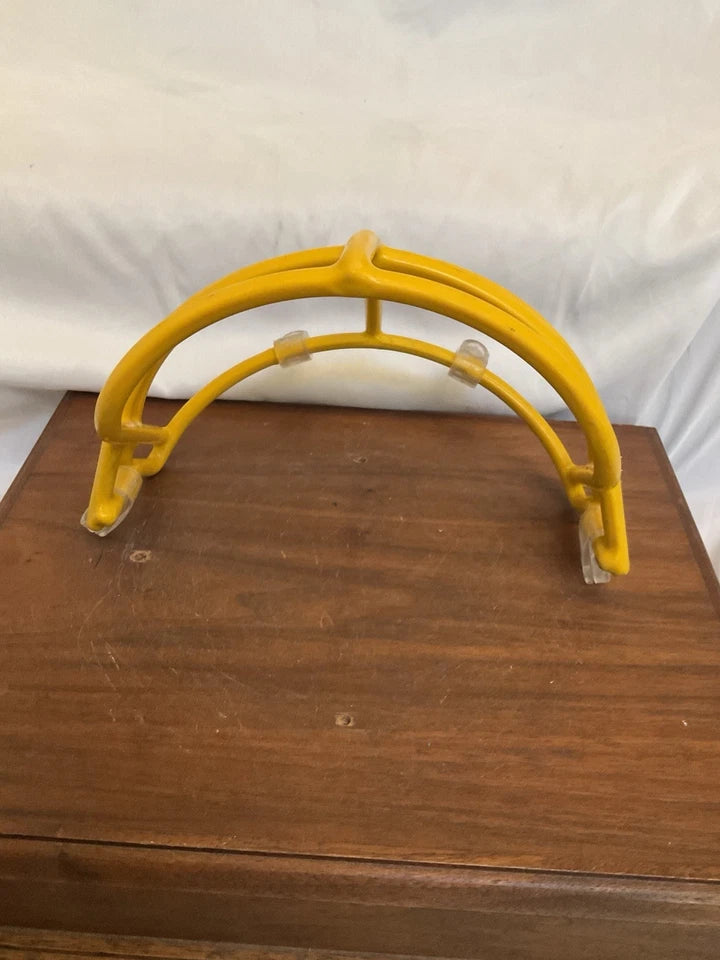 Vintage Original Yellow Schutt NOP-DW Large Red Dot Football Helmet Facemask WESTBROOKSPORTSCARDS