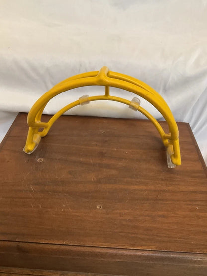 Vintage Original Yellow Schutt NOP-DW Large Red Dot Football Helmet Facemask WESTBROOKSPORTSCARDS