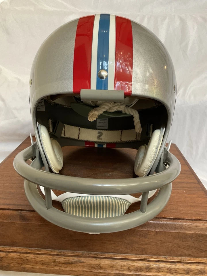 Vintage TK-2 Style Football Helmet 1966-67 Houston Oilers Sports Mem, Cards & Fan Shop:Fan Apparel & Souvenirs:Football-NFL Riddell