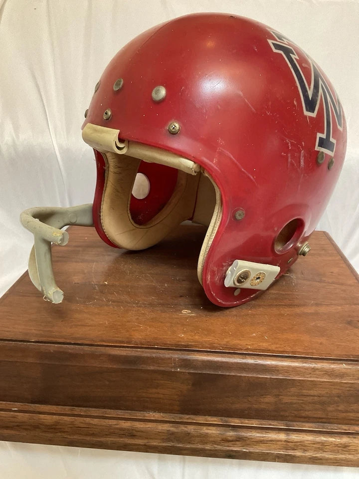 Vintage Clear Shell Wilson F2000 Suspension Football Helmet Size 7 1/4 WESTBROOKSPORTSCARDS