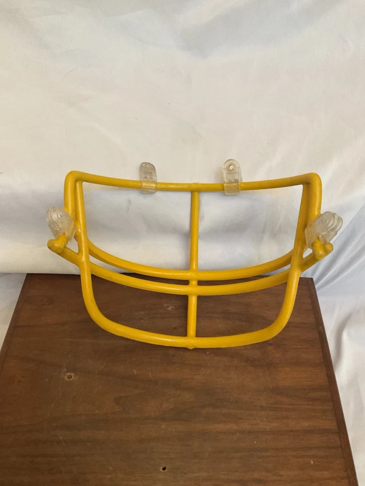Vintage Original Yellow Schutt NOP-DW Large Red Dot Football Helmet Facemask WESTBROOKSPORTSCARDS