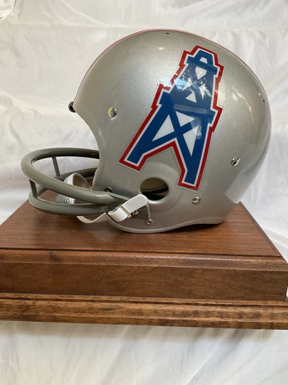 Vintage TK-2 Style Football Helmet 1966-67 Houston Oilers Sports Mem, Cards & Fan Shop:Fan Apparel & Souvenirs:Football-NFL Riddell