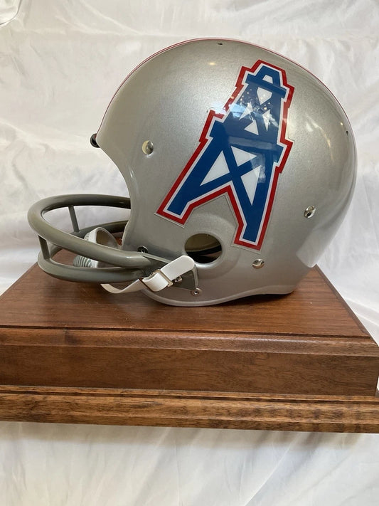Vintage TK-2 Style Football Helmet 1966-67 Houston Oilers Sports Mem, Cards & Fan Shop:Fan Apparel & Souvenirs:Football-NFL Riddell