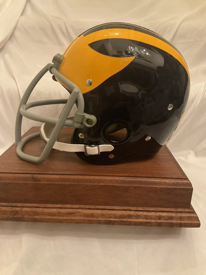 RK2 Husky Vintage Style Suspension Football Helmet Michigan Wolverines Dierdorf WESTBROOKSPORTSCARDS