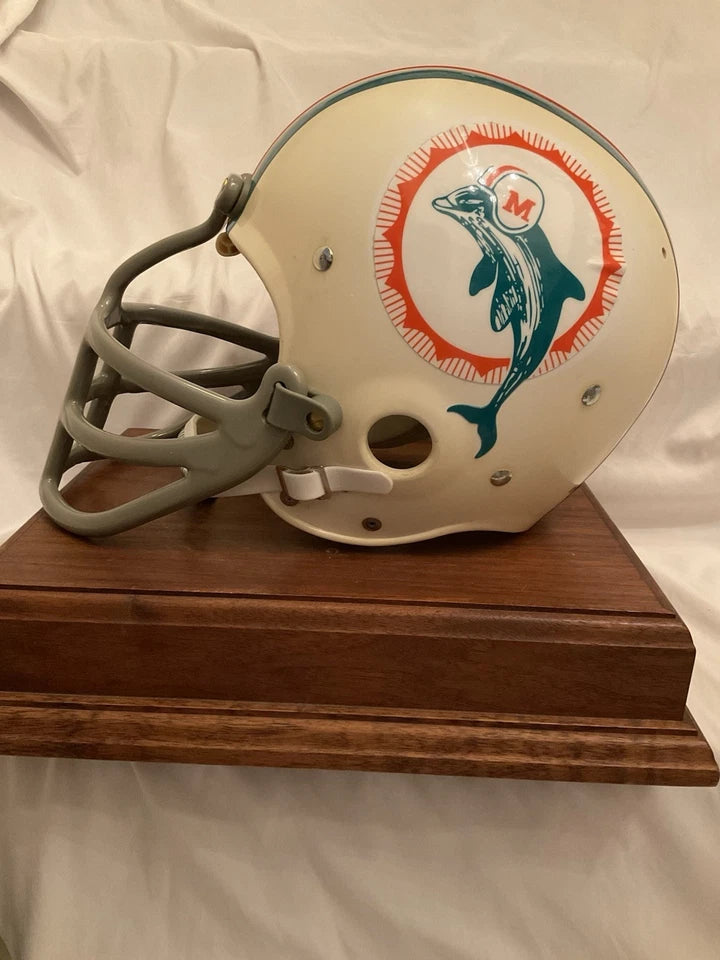 Original Riddell 1973 Miami Dolphins Kra-Lite TK2 Game Football Helmet Little