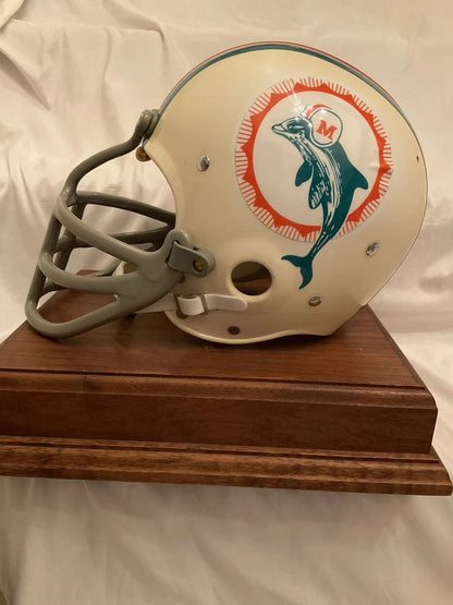Original Riddell 1973 Miami Dolphins Kra-Lite TK2 Game Football Helmet Little
