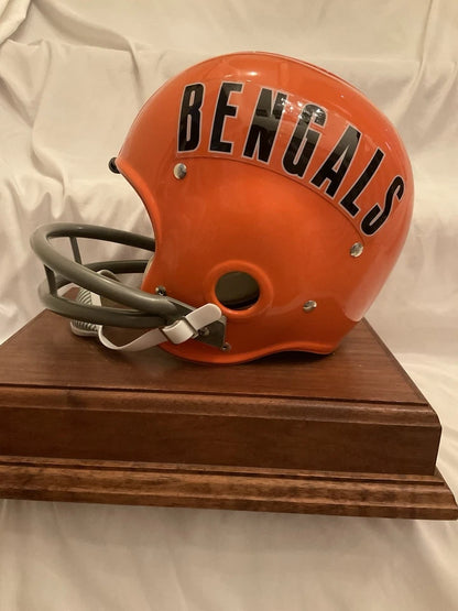 RK2 Style Football Helmet Cincinnati Bengals Custom BD-9 Style Facemask WESTBROOKSPORTSCARDS