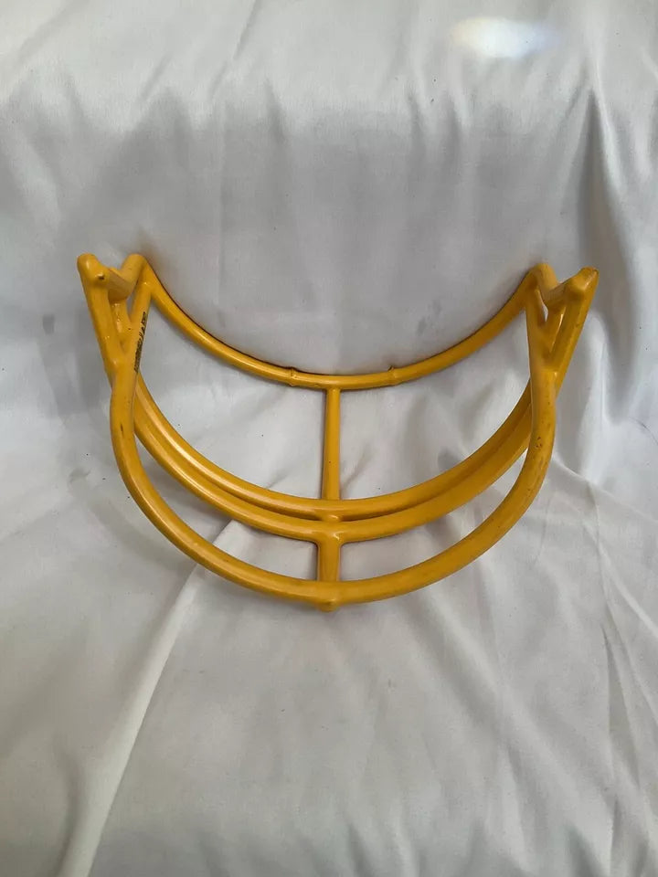 Vintage Original Schutt NOP-DW Large Gold Red Dot Football Helmet Facemask WESTBROOKSPORTSCARDS