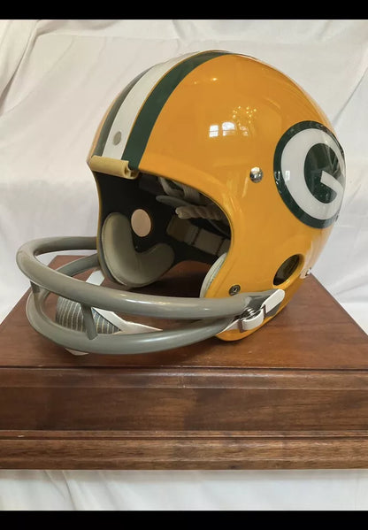 TK2 Style Football Helmet Custom Green Bay Packers Jerry Tagge Autograph