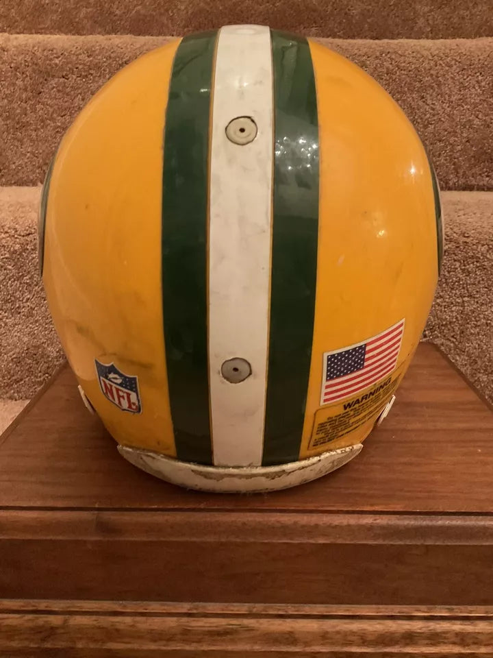 2002 Green Bay Packers RIddell VSR-4 Football Helmet Vintage Game Used WESTBROOKSPORTSCARDS