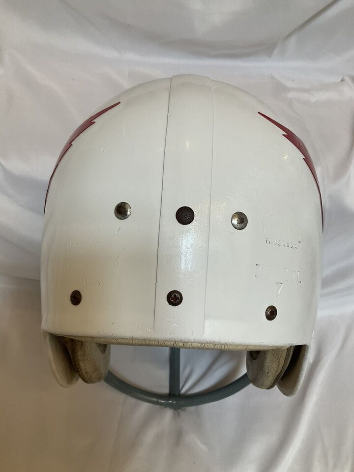 Original Vintage Wilson Football Helmet Custom St. Louis Cardinals Butterfly OPO  WESTBROOKSPORTSCARDS   