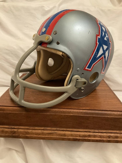 Original Vintage Wilson Football Helmet Custom 1969 - 1970 Houston Oilers