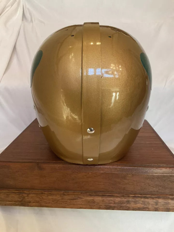 RK4 Style Football Helmet 1959 Notre Dame Fighting Irish Arched 1-bar Mask WESTBROOKSPORTSCARDS