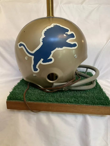 Vintage Original Riddell 1971 Detroit Lions Kra-Lite Football Helmet Lamp  WESTBROOKSPORTSCARDS   