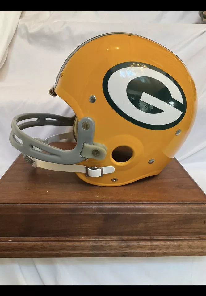 TK2 Style Football Helmet Custom Green Bay Packers John Hadl DG-105 Dungard Mask WESTBROOKSPORTSCARDS