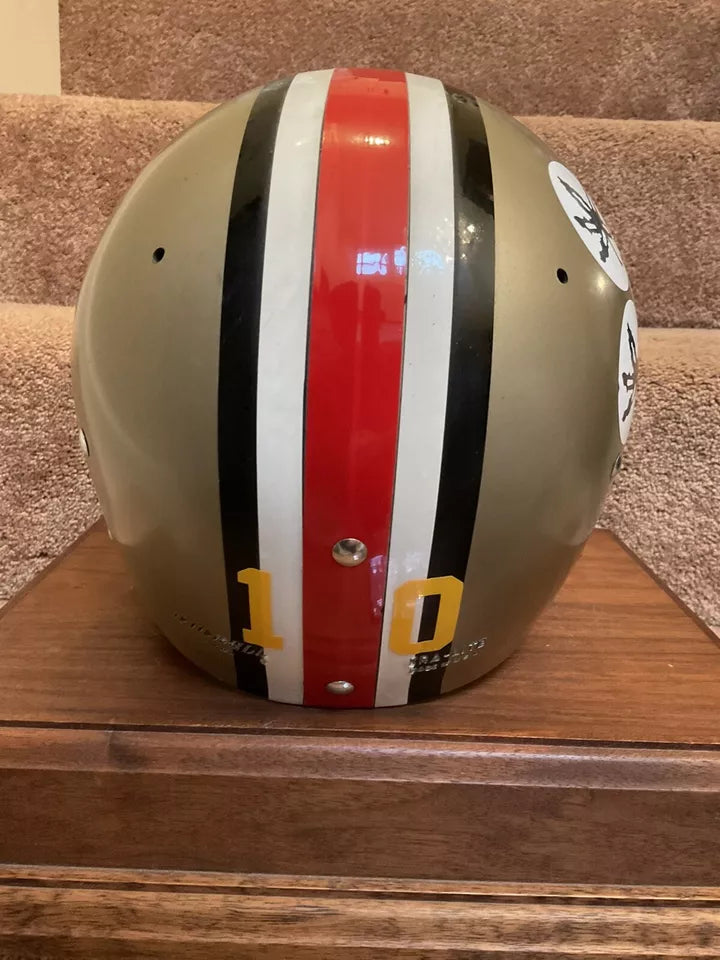 Original Riddell 1971 Ohio State Buckeyes Kra-Lite TK2 Game Football Helmet WESTBROOKSPORTSCARDS