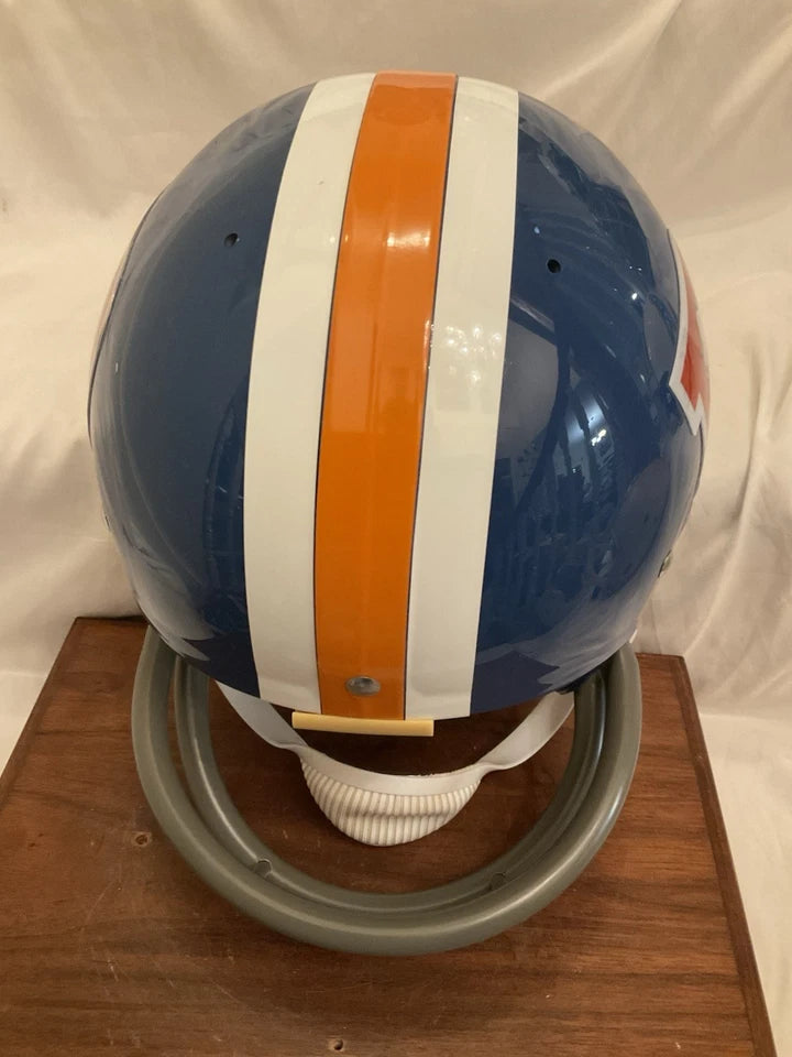 TK2 Style Suspension Football Helmet Custom Denver Broncos Floyd Little Sports Mem, Cards & Fan Shop:Autographs-Original:Football-NFL:Helmets WESTBROOKSPORTSCARDS
