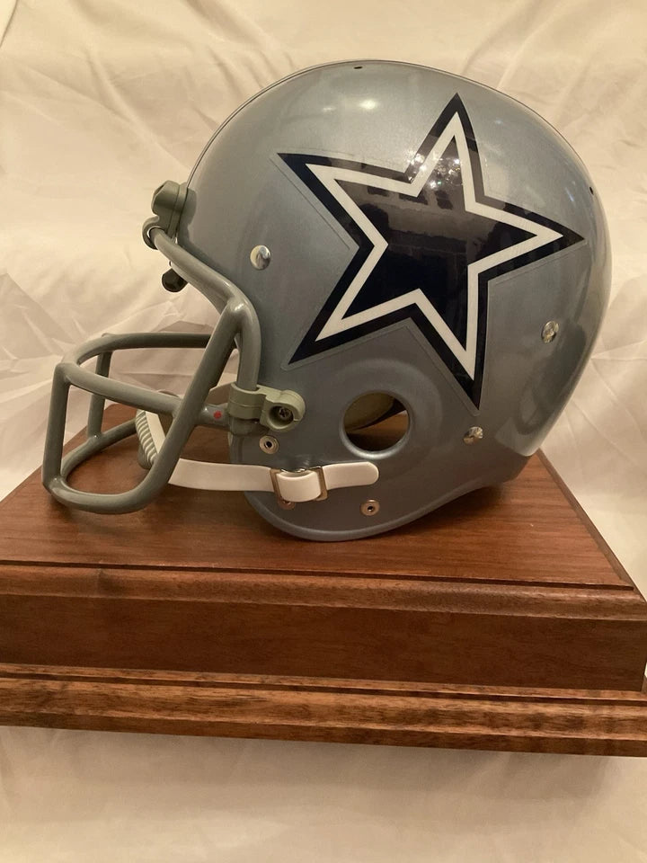 TK2 Style Football Helmet Dallas Cowboys Authentic Color Paint Bob Hayes Tribute WESTBROOKSPORTSCARDS