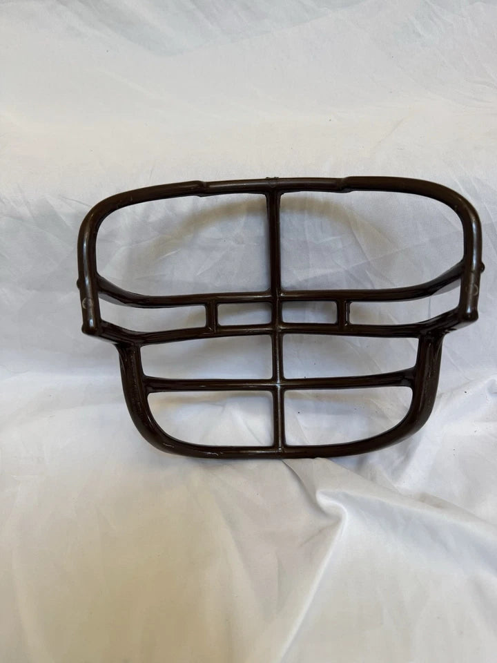 Vintage Riddell 1990s DoubleWire Kra-Lite NJOP Brown Football Helmet Facemask WESTBROOKSPORTSCARDS