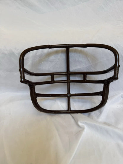 Vintage Riddell 1990s DoubleWire Kra-Lite NJOP Brown Football Helmet Facemask WESTBROOKSPORTSCARDS