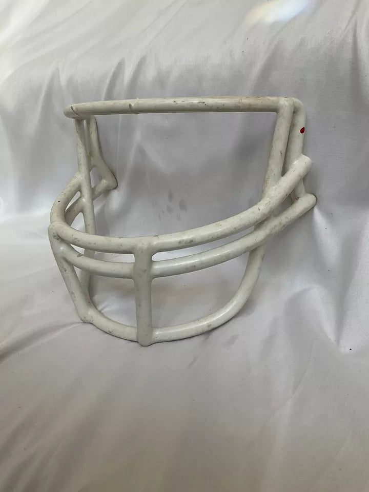 Vintage Original Schutt OPO-DW Large Red Dot White Football Helmet Facemask WESTBROOKSPORTSCARDS