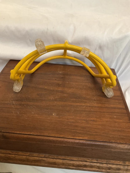 Vintage Original Yellow Schutt NOP-DW Large Red Dot Football Helmet Facemask WESTBROOKSPORTSCARDS