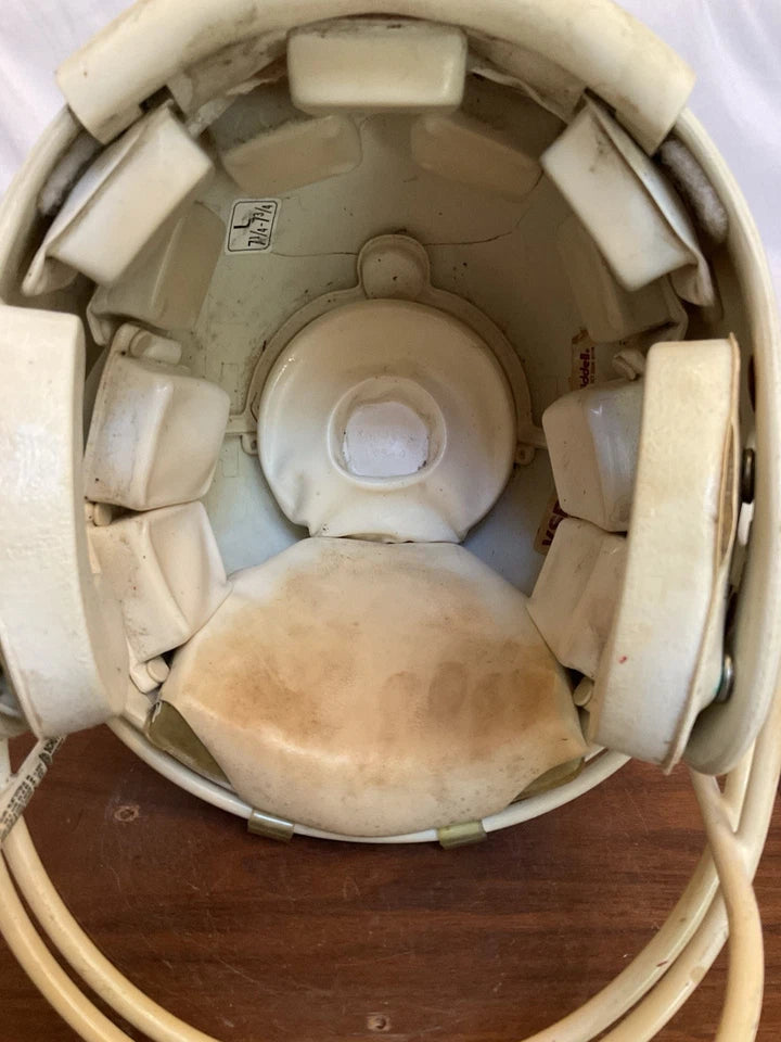 Jim Kelly Autographed Miami Hurricanes Game Used Riddell VSR-3 Football Helmet WESTBROOKSPORTSCARDS