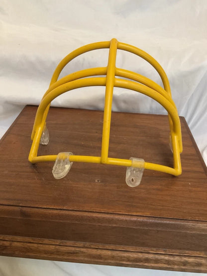 Vintage Original Yellow Schutt NOP-DW Large Red Dot Football Helmet Facemask WESTBROOKSPORTSCARDS