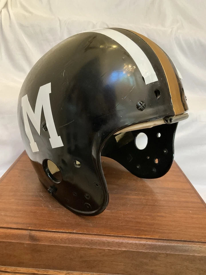 Missouri Tigers Rawlings 1960s-1970s Game Used HND-9 Football Helmet Rare WESTBROOKSPORTSCARDS
