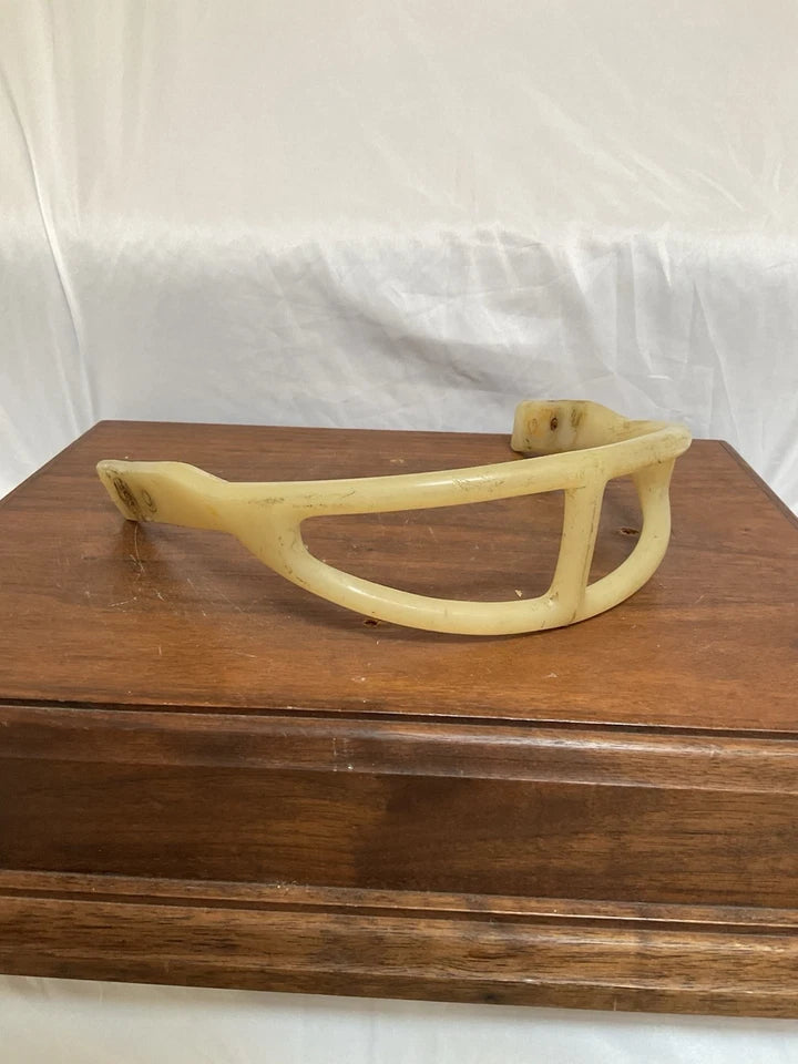 1960's Vintage ORIGINAL MacGregor 2-Bar Kra-Lite Facemask - Suspension Helmet WESTBROOKSPORTSCARDS