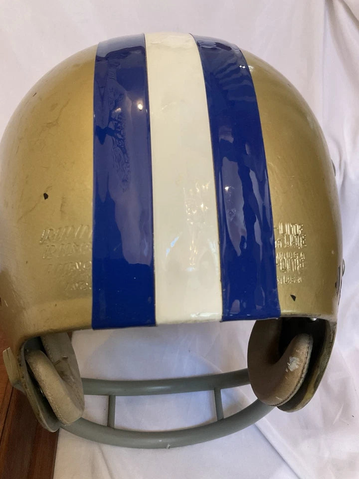 Vintage Riddell 1968 RAC-H2 Kra-Lite Football Helmet Custom 1969 NFL Pro Bowl WESTBROOKSPORTSCARDS