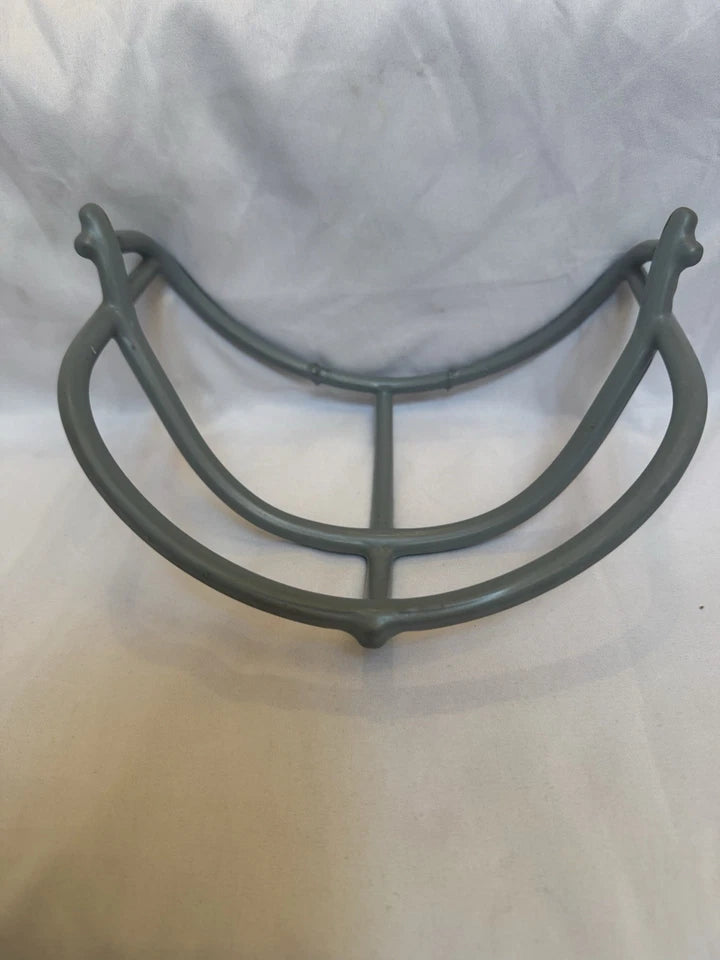 Vintage Schutt 1969 NOP Large Red Dot Gray Football Helmet Face Mask- Rare! WESTBROOKSPORTSCARDS