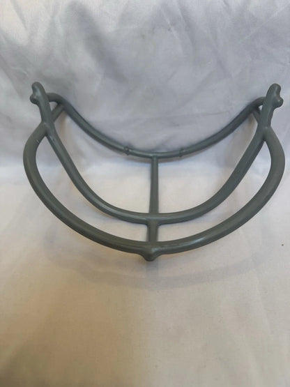 Vintage Schutt 1969 NOP Large Red Dot Gray Football Helmet Face Mask- Rare! WESTBROOKSPORTSCARDS
