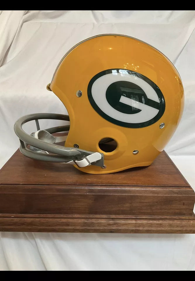 TK2 Style Football Helmet Custom Green Bay Packers Jerry Tagge Autograph