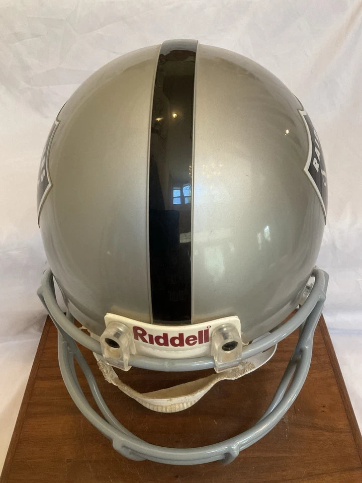 Oakland Raiders RIddell VSR-4 Vintage And Original Football Helmet WESTBROOKSPORTSCARDS