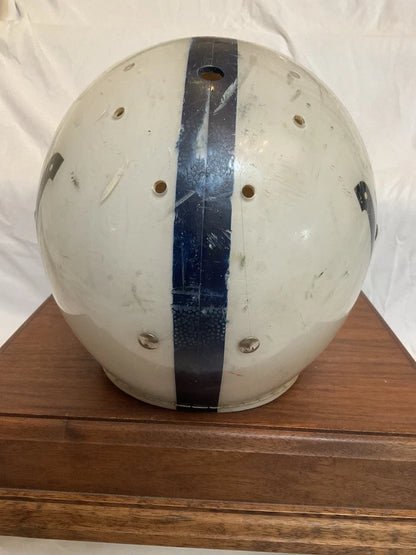 Baltimore Colts MacGregor 1960s Game Used Clear Shell Football Helmet WESTBROOKSPORTSCARDS