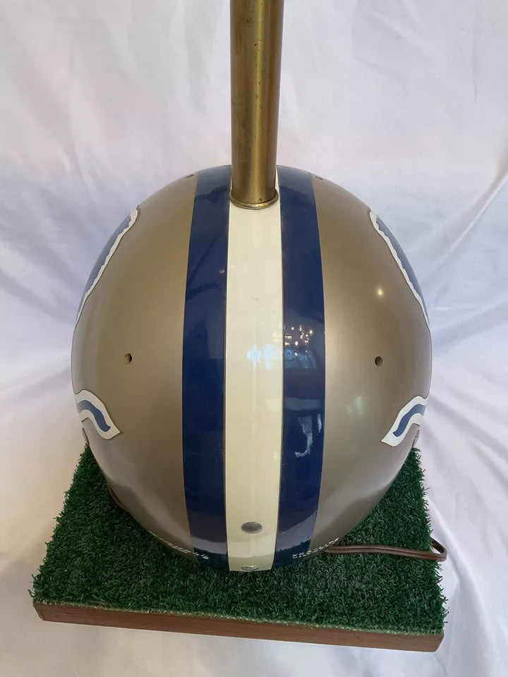 Vintage Original Riddell 1971 Detroit Lions Kra-Lite Football Helmet Lamp  WESTBROOKSPORTSCARDS   