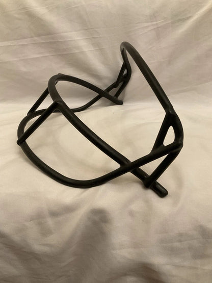 Vintage Black Schutt 1969 OPO Thin Wire Green Dot Football Helmet Facemask WESTBROOKSPORTSCARDS