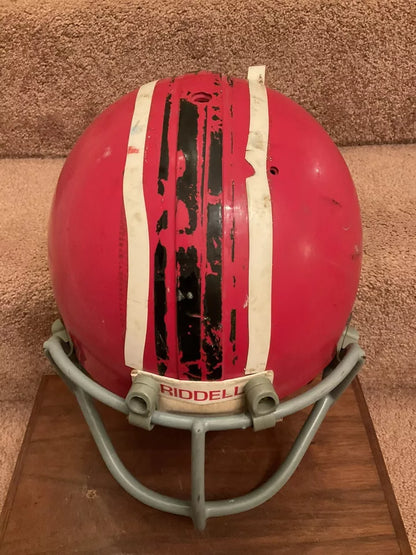 Original Vintage Authentic Riddell Kra-Lite II TK-2 Football Helmet Chicago Fire WESTBROOKSPORTSCARDS