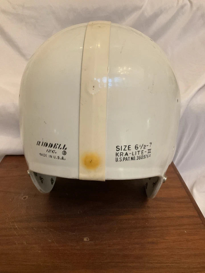 Riddell 1970s Micro-Fit Vintage Football Helmet Size 7 Oilers Buccaneers Cards