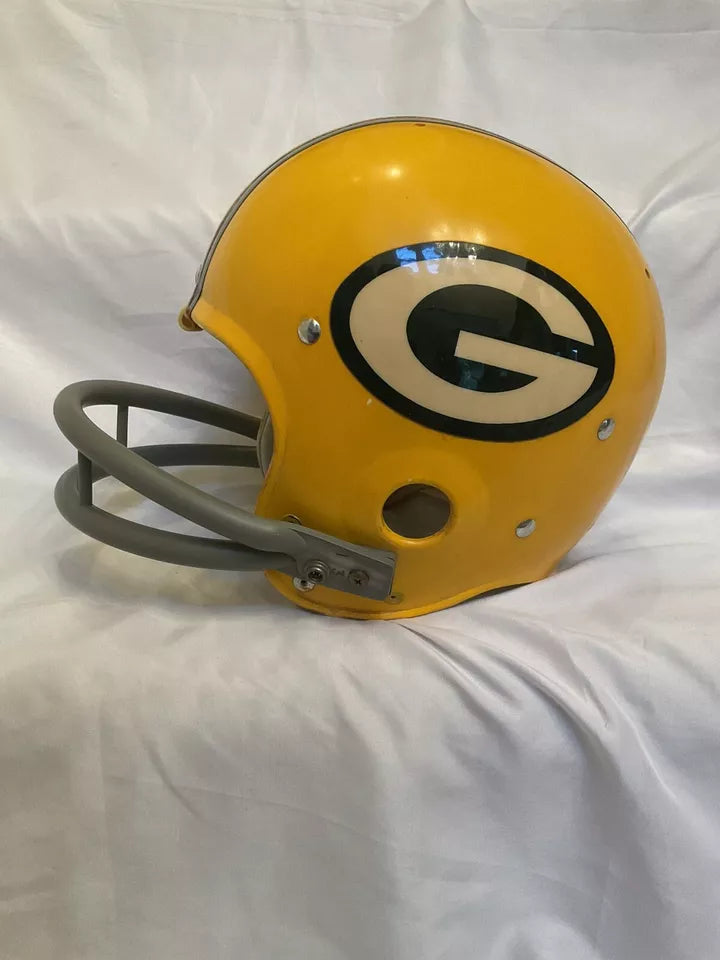 Vintage Riddell Kra-Lite TK2 Football Helmet Green Bay Packers Jim Taylor  WESTBROOKSPORTSCARDS   